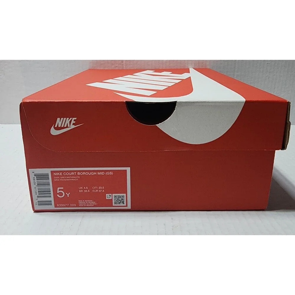 Nike Court Borough Mid GS Cool Grey Anthracite 839977-009